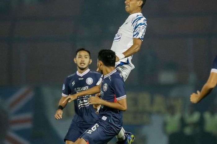 Laga pekan kedua Liga 1 antara Arema FC vs PSIS Semarang digelar di Stadion Kanjuruhan, Malang, Jawa Timur, Sabtu (30/7/2022).