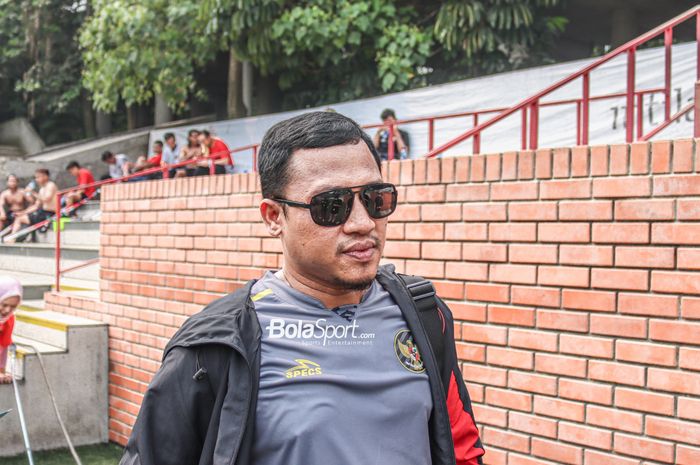 Ketua Umum Federasi Sepak Bola Amputasi Indonesia alias INAF, Yudhi Yahya, saat ditemui awak media di Lapangan Serena Hills, Karang Tengah, Jakarta Selatan, 3 Agustus 2022.