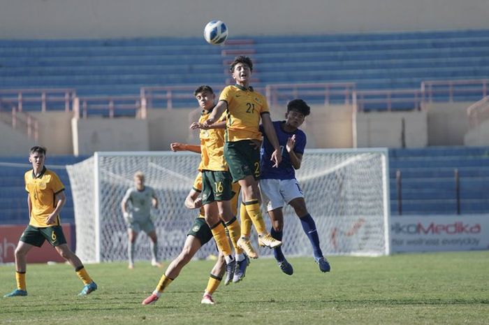 Timnas U-16 Australia vs Kamboja  pada Piala AFF U-16 2022 di Stadion Sultan Agung, Bantul, Yogyakarta, Jumat (5/8/2022) pukul 15.00 WIB