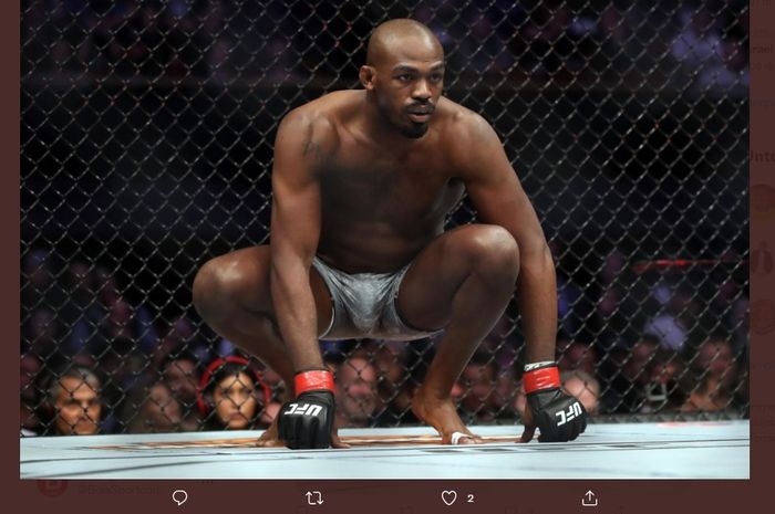 Jon Jones yang diklaim mampu menjatuhkan Israel Adesanya.