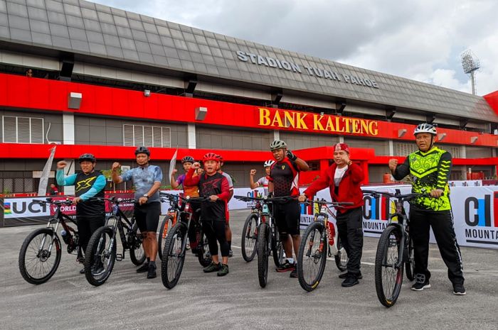 Gubernur Kalteng Sugianto Sabran tengah bersiap untuk mengajak masyarakat meramaikan UCI MTB World Cup 2022   