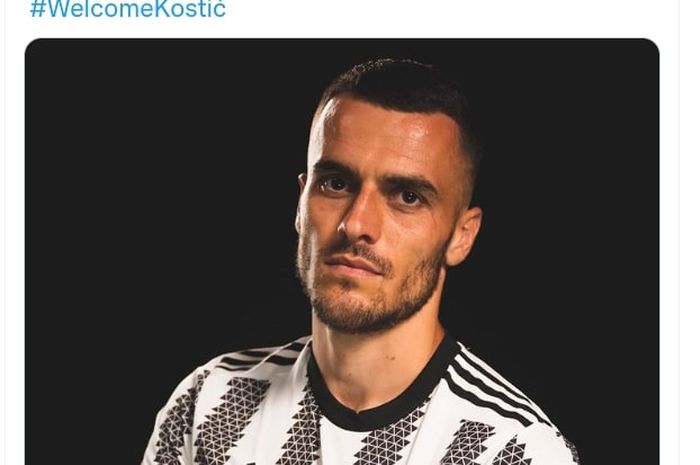 Filip Kostic diresmikan sebagai pemain baru Juventus di bursa transfer musim panas 2022.