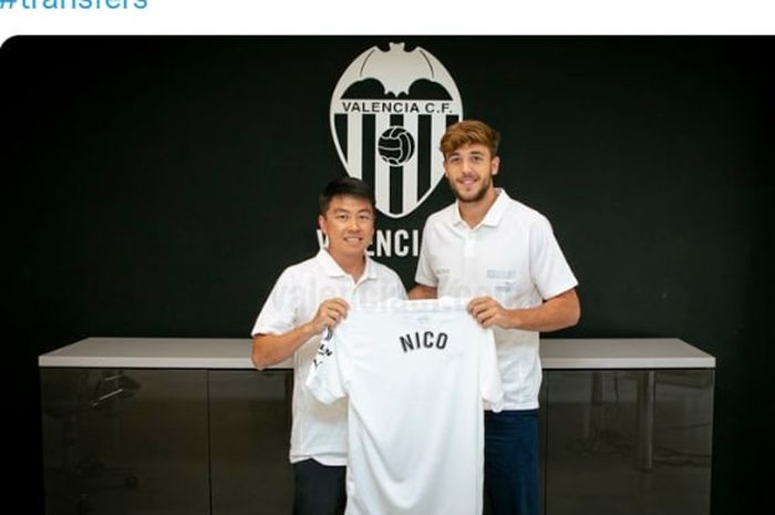Nico Gonzalez resmi bergabung dengan Valencia dengan status pinjaman.
