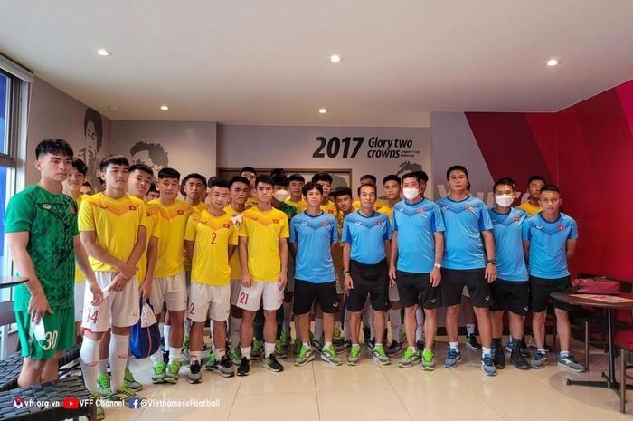 Timnas U-20 Vietnam memulai persiapan latihan di Jepang.