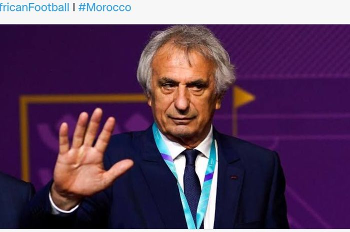  Tiga bulan menjelang bergulirnya Piala Dunia 2022, timnas Maroko malah memecat pelatih kepala mereka, Vahid Halilhodzic.
