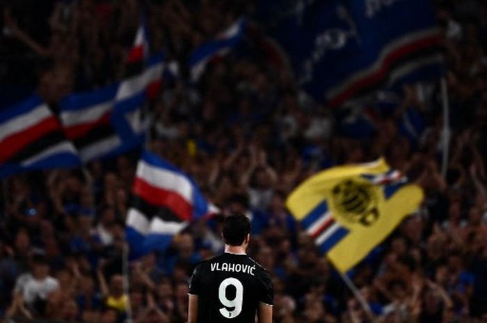 Penyerang Dusan Vlahovic dibuat kesepian di lini depan dan minim memiliki peluang gol saat Juventus dijamu Sampdoria di Luigi Ferraris dalam laga lanjutan Liga Italia, Senin (22/8/2022).