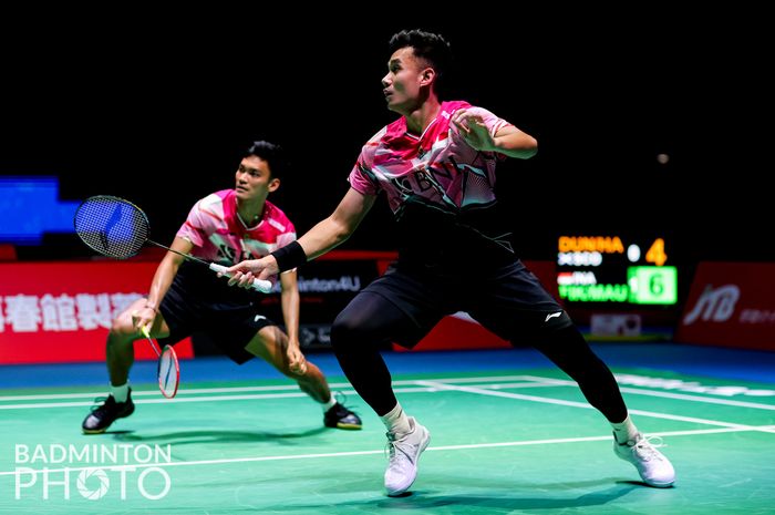 Pasangan ganda putra Indonesia, Muhammad Shohibul Fikri/Bagas Maulana, terhenti pada babak kedua Kejuaraan Dunia 2022 yang berlangsung di Tokyo Metropolitan Gymnasium, Jepang, 24 Agustus 2022.