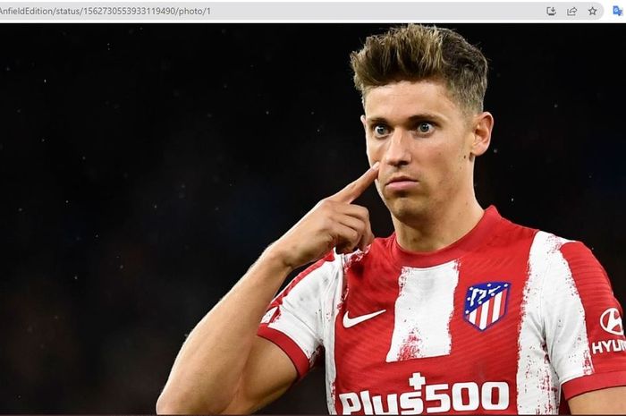 Gelandang Atletico Madrid, Marcos Llorente, dikabarkan masuk ke dalam radar transfer Liverpool.