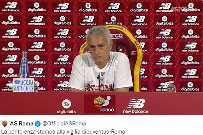 Juventus vs AS Roma akan segera bertarung di Liga Italia, Jose Mourinho bilang skor akhir pertandingan bisa hujan 8 gol.