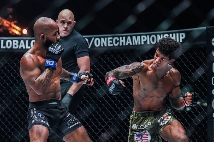 Laga Demetrious Johnson vs Adriano Moraes di ONE Fight Night 1, Sabtu (27/8/2022) di Singapura. 
