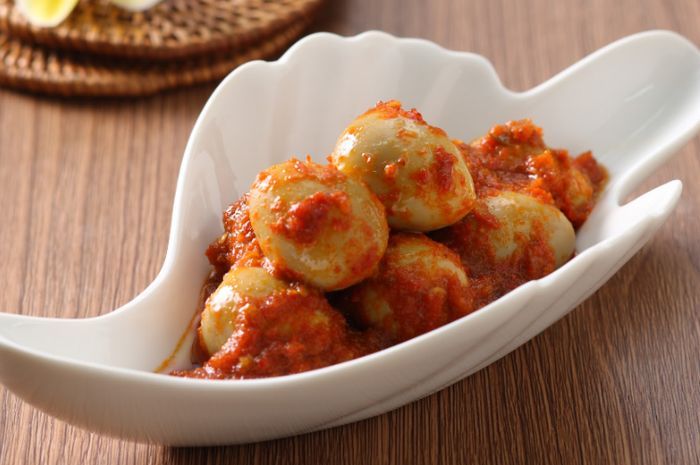 Sajian telur 