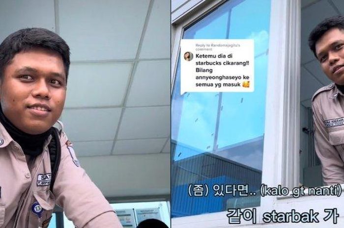 Suaranya Bak Oppa dari Negeri Ginseng, Ini Sosok Satpam yang Viral