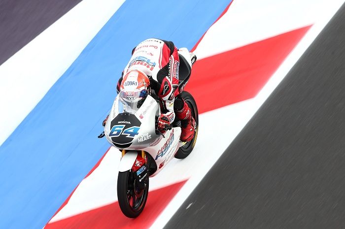 Pembalap asal Indonesia, Mario Aji, memulai sesi kualifikasi Moto3 San Marino dari Q1.