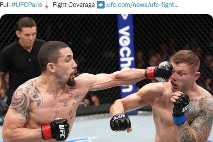 Si Malaikat Maut UFC, Robert Whittaker diprediksi Alex Pereira bakal malahkam Dricus Du Plessis.