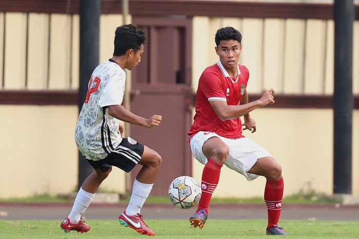 Timnas U-19 Indonesia tumbang dengan skor 1-2 dari Persija Jakarta U-20 dalam laga ujicoba di Stadion PTIK, Senin (5/9/2022).