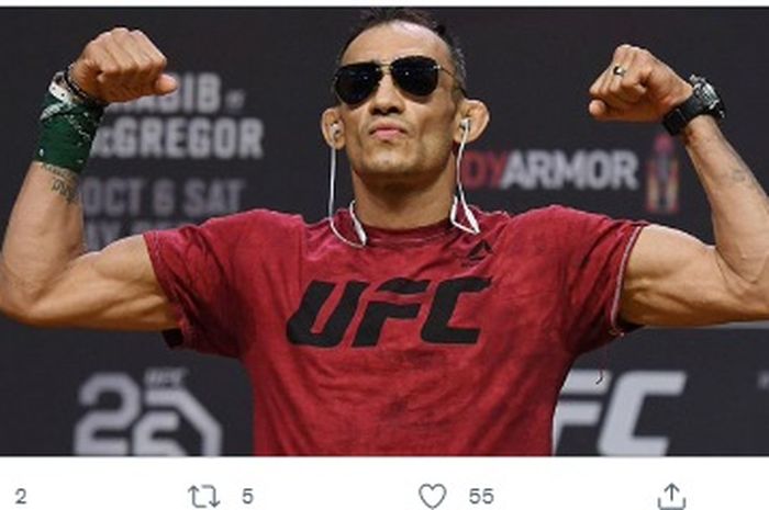 Tony Ferguson, pindah dari kelas ringan ke kelas welter pada gelaran UFC 279, 10 September 2022.