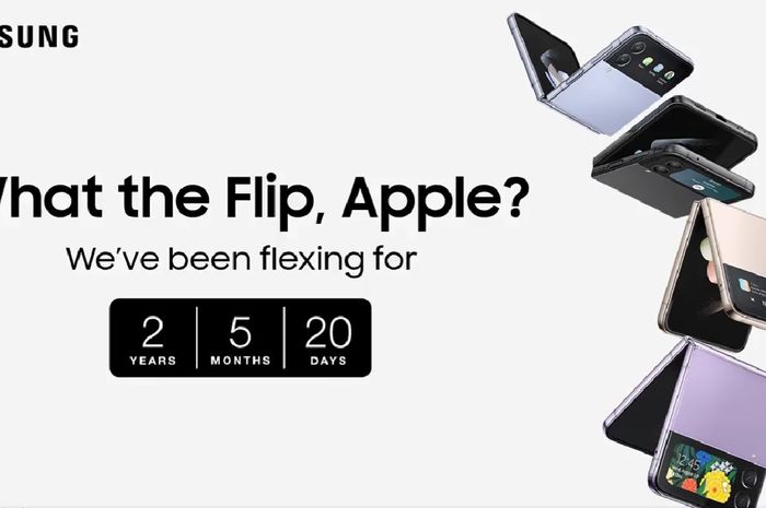 Poster Samsung yang menyindir Apple 