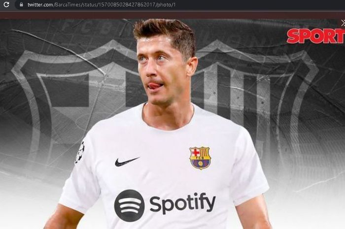 Bocoran jersey tandang Barcelona musim 2023-2024