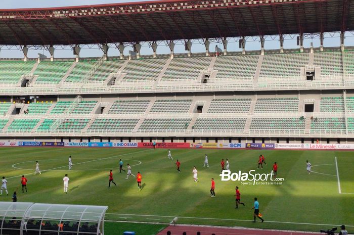 Timor Leste Vs Vietnam di laga kedua grup F Kualifikasi Piala Asia U-20 2023 di Stadion Gelora Bung Tomo, Surabaya pada Jumat (16/9/2022).