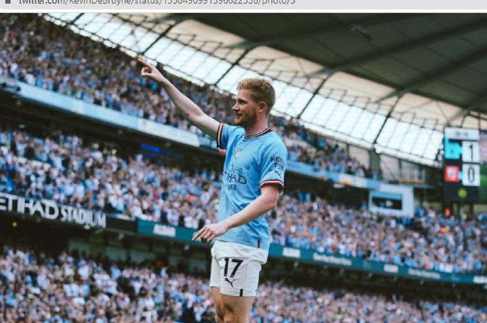 Gelandang Manchester City, Kevin De Bruyne.