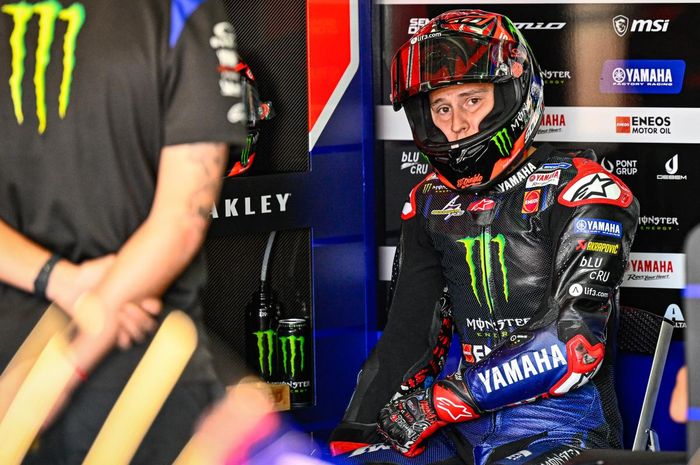 Pembalap Monster Energy Yamaha, Fabio Quartararo, memberikan komentar untuk dua crash yang dia alami dalam gelaran MotoGP Aragon 2022.