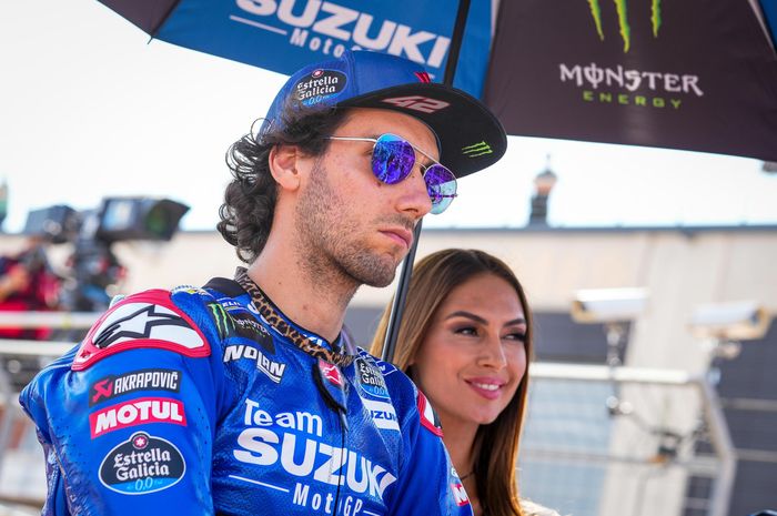 Pembalap Suzuki Ecstar, Alex Rins pada MotoGP Aragon 2022, Minggu (18/9/2022)