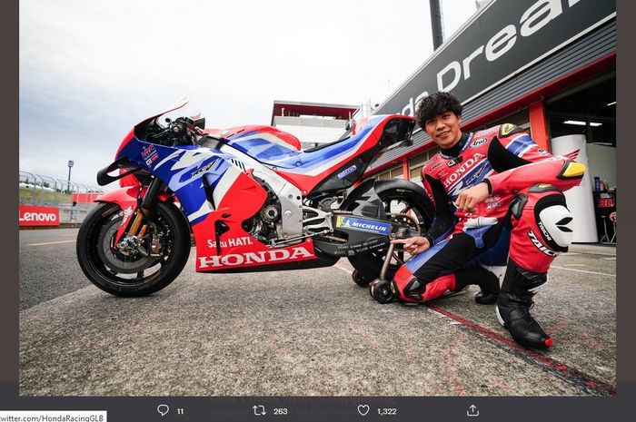 Pembalap penguji Honda, Tetsuta Nagashima, akan turun sebagai wildcard pada seri balap MotoGP Jepang di Mobility Resort Motegi, Jepang, pada akhir pekan ini, 23-25 September 2022.