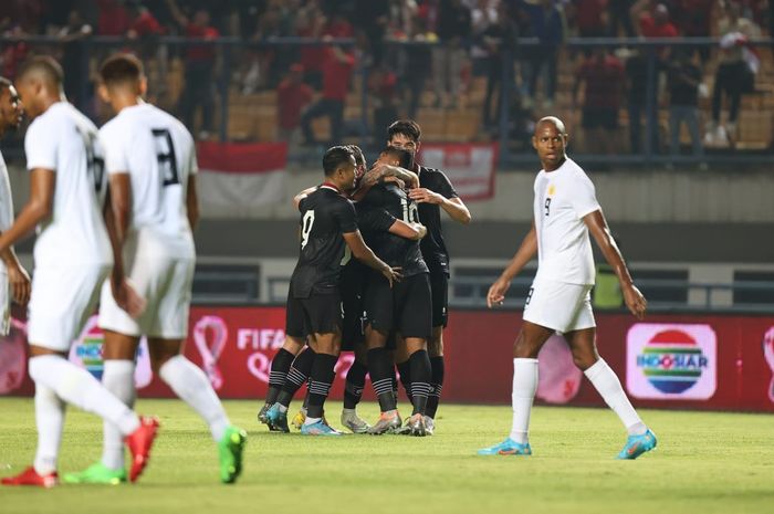 Timnas Indonesia sukses meraih kemenangan melawan Curacao dengan skor 3-2 pada laga FIFA Matchday 2022 di Stadion GBLA, Sabtu (24/9/2022)