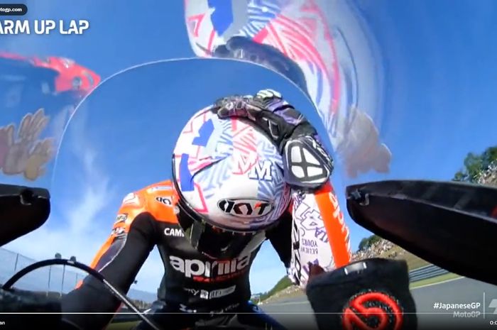 Pembalap Aprilia, Aleix Espargaro, tertimpa berbagai kesialan dalam gelaran MotoGP Jepang 2022 pada Minggu (25/9/2022).