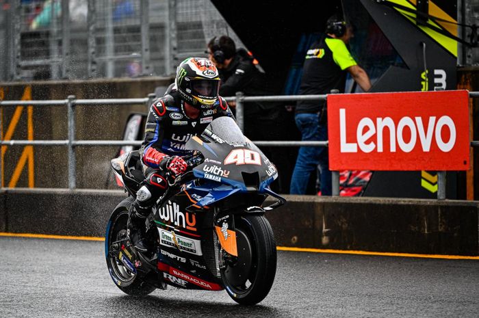 Pembalap WithU Yamaha RNF, Darryn Binder pada gelaran MotoGP Jepang 2022.