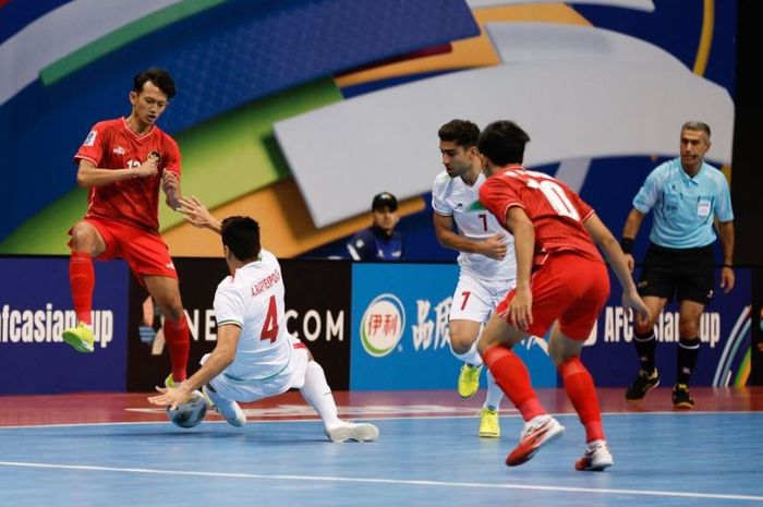 Timnas Futsal Indonesia kalah 0-5 dari Iran di laga perdana Grup C Piala Asia Futsal 2022.