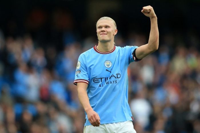 Striker Manchester City, Erling Haaland, memiliki catatan gol yang luar biasa di usia 22 tahun sehingga bisa membuat melongo Cristiano Ronaldo, Lionel Messi, dan Kylian Mbappe.