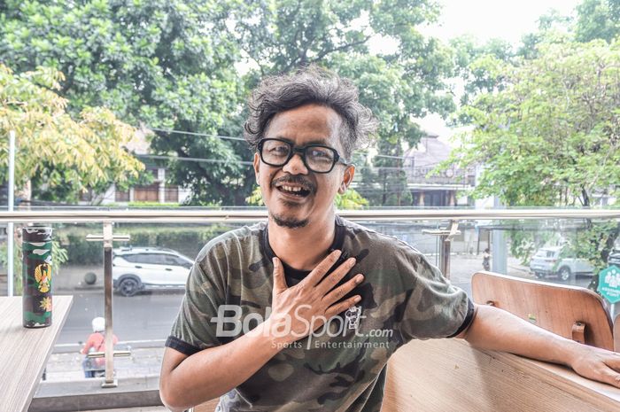 Ketua Viking, Herry Joko, saat ditemui awak media di Graha Persib, Bandung, Jawa Barat, 2 Oktober 2022.