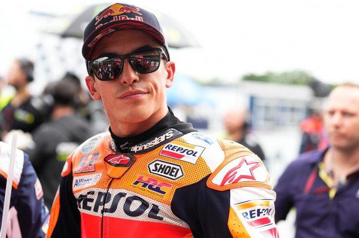 Pembalap Repsol Honda, Marc Marquez, pada balapan MotoGP Thailand 2022