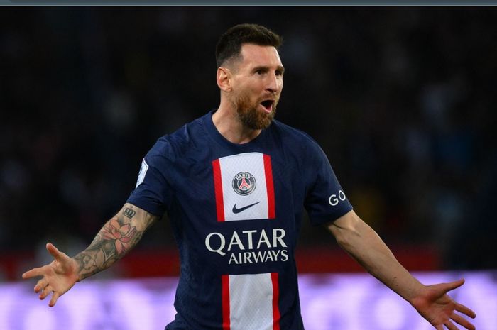 Penyerang Paris Saint-Germain, Lionel Messi.