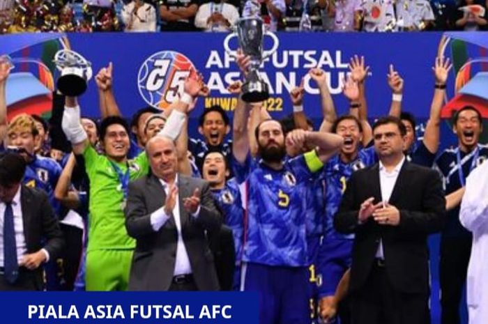 Timnas Futsal Jepang menjadi juara Piala Asia Futsal 2022 usai mengalahkan Timnas Futsal Iran di final.