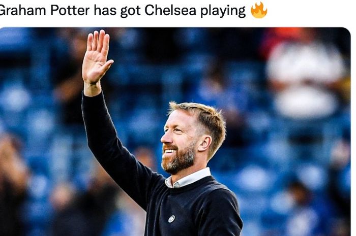 Pelatih Chelsea, Graham Potter.