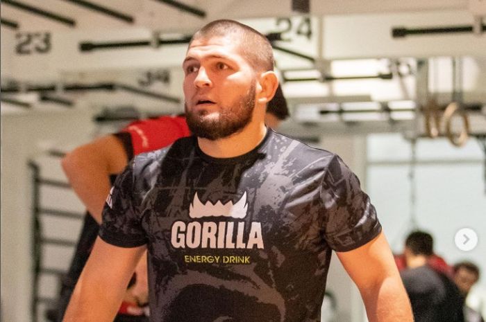 Mantan raja kelas ringan UFC, Khabib Nurmagomedov.