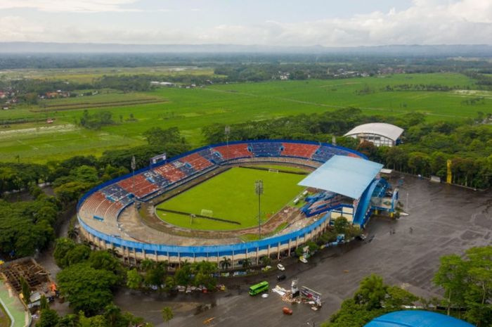 Stadion Kanjuruhan di Kabupaten Malang, Jawa Timur
