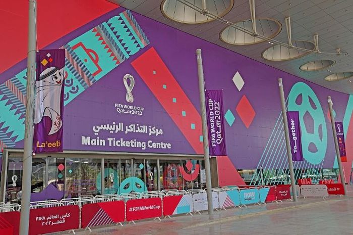 Pusat tiket utama untuk Piala Dunia 2022 di Doha, Qatar.