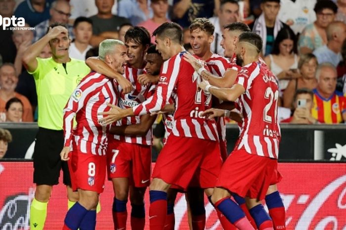 Atletico Madrid hanya mampu bermain imbang 1-1 melawan Rayo Vallecano dalam lanjutan Liga Spanyol 2022-2023.