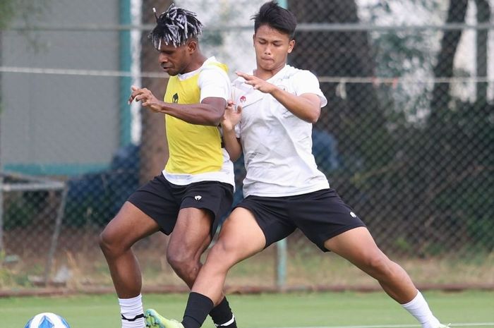 Pemain timnas U-20 Indonesia saat menjalani latihan di Antalya, Turki.