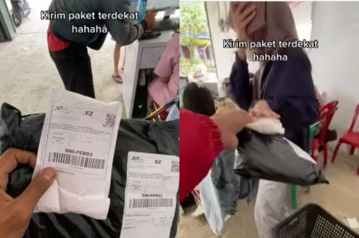 Viral Kurir Ekspedisi Bisa Langsung Kirim Paket COD Cuma Modal Teriak
