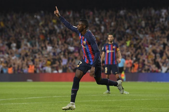 Winger Barcelona, Ousmane Dembele, akan melakukan perpanjangan kontrak.