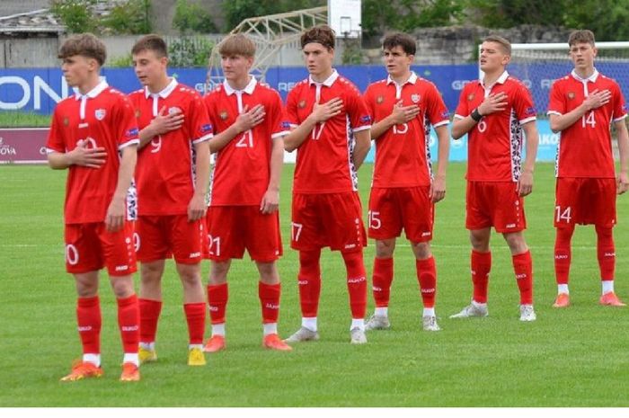 Beberapa pemain Timnas U-20 Moldova, calon lawan Timnas U-20 Indonesia di laga uji coba.