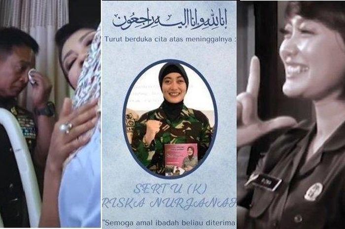 Sertu Rizka yang meninggal dunia