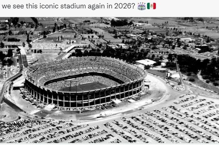 Estadio Azteca yang terletak di Meksiko menjadi salah satu staion paling ikonik dalam sejarah Piala Dunia, tempat Pele dan Diego Maradona mengguratkan nama baik.
