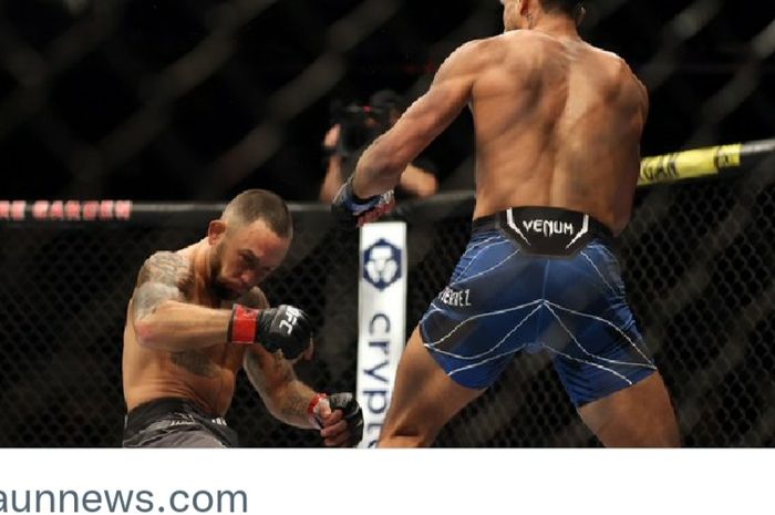 Dalam laga terakhirnya, Frankie Edgar pingsan terkena serangan lutut Chris Gutierrez dalam hasil UFC 281, Minggu (13/11/2022) WIB di New York.