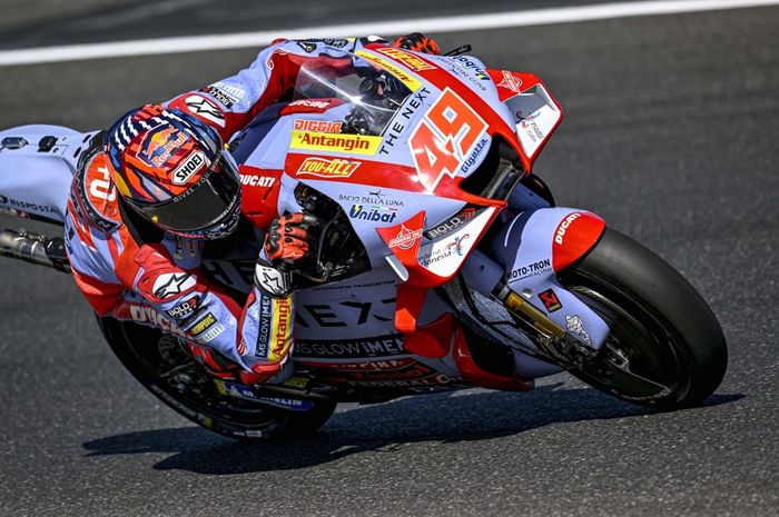 Pembalap MotoGP dari tim Gresini Racing, Fabio Di Giannantonio.