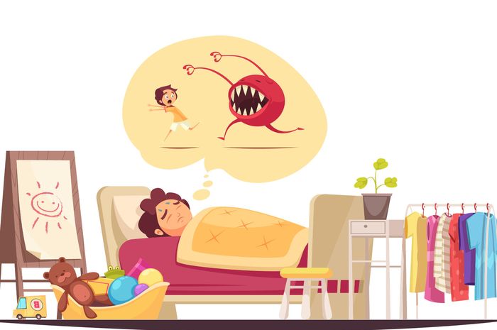 Membantu anak mengatasi masalah tidur dan mimpi buruk yang sering terjadi